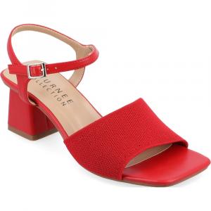 Туфли на широком каблуке Evylinn Journee, red