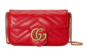 GUCCI Кожаная сумка кроссбоди Мармонт