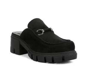 Лоферы Prosper Platform Mule London Rag, черный