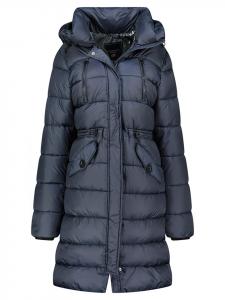 Geographical Norway Стеганое пальто «Бертиль» темно-синего цвета