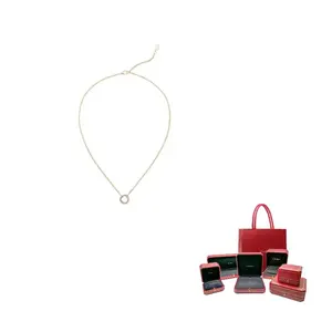 Серия Trinity из белого золота 18 карат и розового золота 18 карат ожерелья women's gold Cartier, золотой