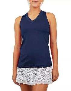 Женская майка Sofibella в цветах УФ-борцовки с открытой спиной