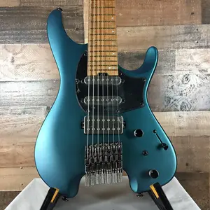 Электрогитара Ibanez Q547 7-струнная, синие хамелеон металлический матовый, с чехлом, 083