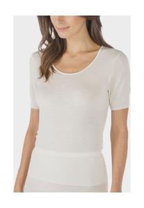 Футболка с коротким рукавом, тонкая, шелковая, женская mey