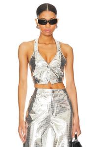 Жилет AFRM Harlan, цвет Metallic Silver