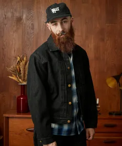 Лот 114. Черная джинсовая куртка.