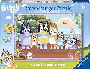 Ravensburger, Bluey, большой напольный пазл «Сказка», 24 детали.