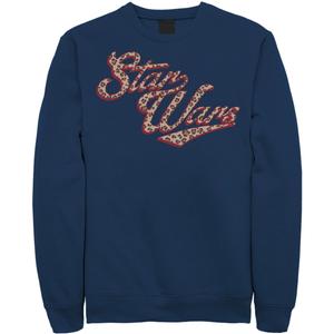 Мужской свитшот с логотипом Star Wars Cursive Cheetah Licensed Character, синий