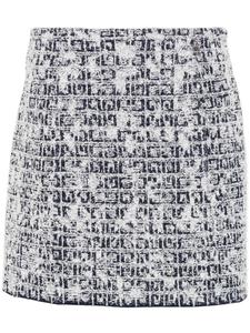 Givenchy твидовая юбка с логотипом 4G