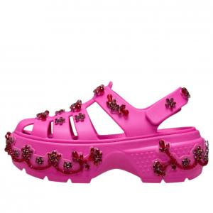 Сандалии Crocs Stomp Fisherman Clog 'Simone Rocha Electric Pink'