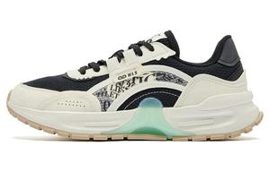 Кроссовки женские с низким верхом белого/черного цвета Qiaodan