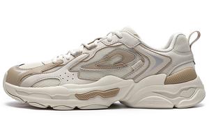 Кроссовки FILA Y2K Casual Shoes Men Low-Top Light Gray Yellow/Birch Brown