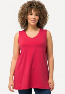 Топ Ulla Popken ÄRMELLOS, Dark Pink/Pink