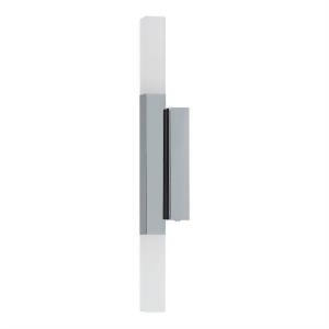 Настенный светильник Eglo Alcudia, сталь / поликарбонат - 2 пламени - серебро