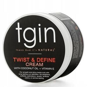 Крем для укладки с кокосовым маслом и витамином Е, 340 г TGIN, Twist & Define, Inna marka