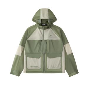 FILA FUSION Куртка мужская зелёная морская водоросль, Verdant Seaweed Green