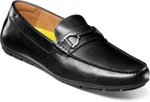 Мужские слипоны Florsheim Motor Moc Toe Bit Driver, черный