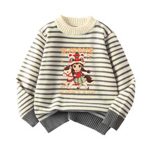 Детский свитер с круглой горловиной Moderate WARRIOR, оранжевый horse girl