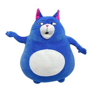 MENGMENGBUNNY Милые синие плюшевые куклы толстых котов высота 35cm/45cm/60cm
