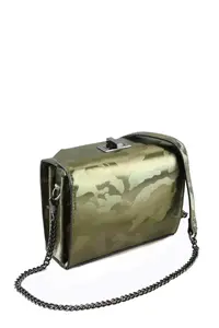 Сумка через плечо COLLEZIONE ALESSANDRO "Флорида" с тремя отдельными внутренними отделениями, зеленый