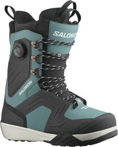 Мужские сноубордические ботинки Salomon Dialogue Lace SJ BOA 2025, Mallard Green / Black / Sea Foam