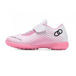 Футбольные бутсы детские, с низким верхом, устойчивые к истиранию, с защитой от ударов и ударов, легкие, с противоскользящим покрытием LONGDUIZHANG, розовый