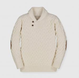 HOPE & HENRY Детский свитер Chestnut Lodge цвета слоновой кости