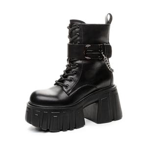 Короткие женские ботинки Martin до середины голени Shangjinni, Brown