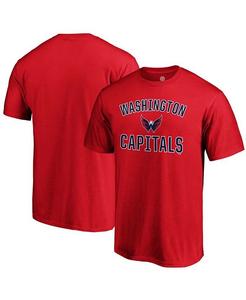 Мужская красная футболка Washington Capitals Team Victory Arch Fanatics, красный