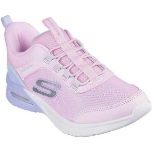 Кроссовки Skechers Microspec Max — цветные, розовые, детские
