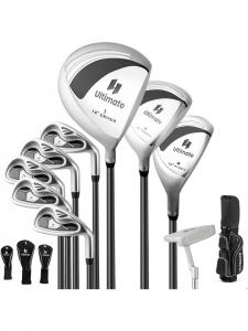 COSTWAY Полный женский набор клюшек для гольфа, черный