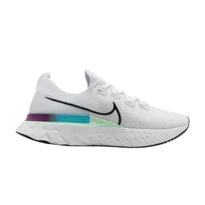 Кроссовки Nike React Infinity Run Flyknit 'White Vapor Green', белый