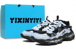 Fila Износостойкие низкие повседневные кроссовки для бега, унисекс, цвет «Ледяной освежающий синий»