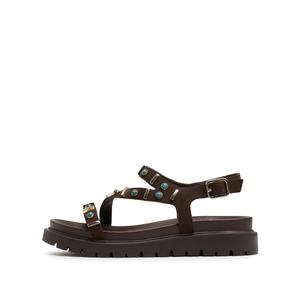 Сандалии с одним ремешком женские Staccato, Nomad Coffee