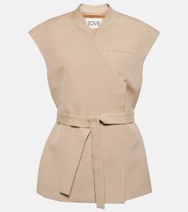 Жилет Bonnie из хлопковой смеси Tove, кэмел