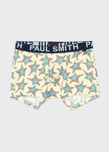 Боксерские трусы "Звездный свет" Paul Smith, цвет Yellow