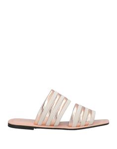 Сандалии Pollini, розовое золото