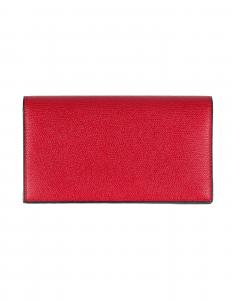 Кошелек Valextra, красный