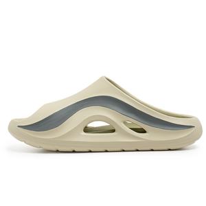 SUPEREDGE Мужские антибактериальные быстросохнущие шлепанцы, цвет Beige Yellow Gray