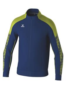 Erima Спортивная куртка унисекс для взрослых, цвет темно-синий/салатовый