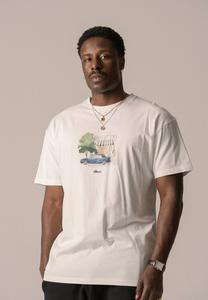 Футболка с принтом PRIMAFILA TEE UNISEX BLKVIS, белый