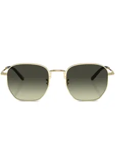 Солнцезащитные очки Kierney в геометрической оправе Oliver Peoples, золотой