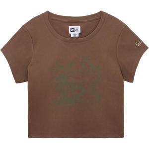 Футболка женская New Era, коричневый