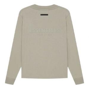 Футболка Fear of God Essentials SS21 Long Sleeve Tee Moss, цвет moss