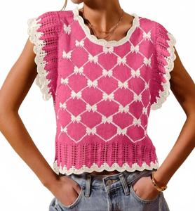 Свитер с бантом Kinlee в розовом цвете So Me