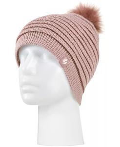 Женская шляпа с помпоном в рубчик Cannes Heat Holders, розовый