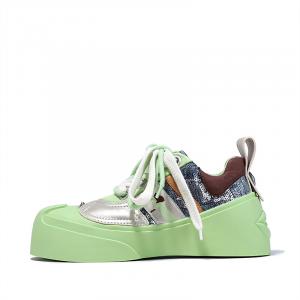 Кеды, скейтборд обувь женская низкая Bellalily, зеленый