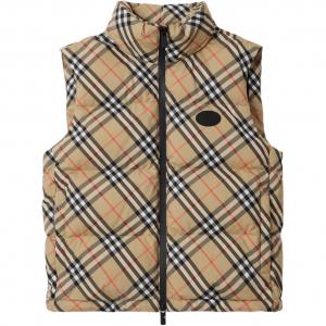 Burberry Пуховик жилет, Sandy Beige