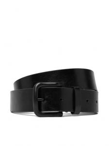 Мужской ремень Round Buckle Tumbled 35 Mm LV04D7041G Calvin Klein, черный