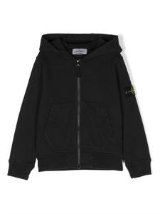 Худи с нашивкой Compass Stone Island Junior, черный